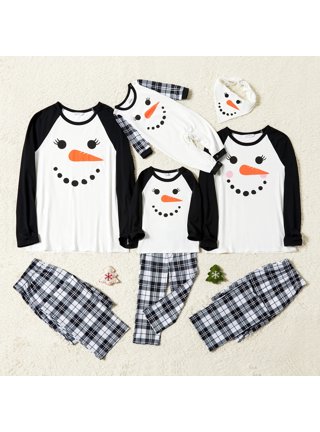 Christmas Reindeer and Snowflake Patterned Family Matching Pajamas  Sets(Flame Resistant) Only $12.99 PatPat US Mobile