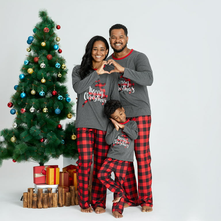 PatPat Family Matching Christmas Pajamas Set,Deer Print Long