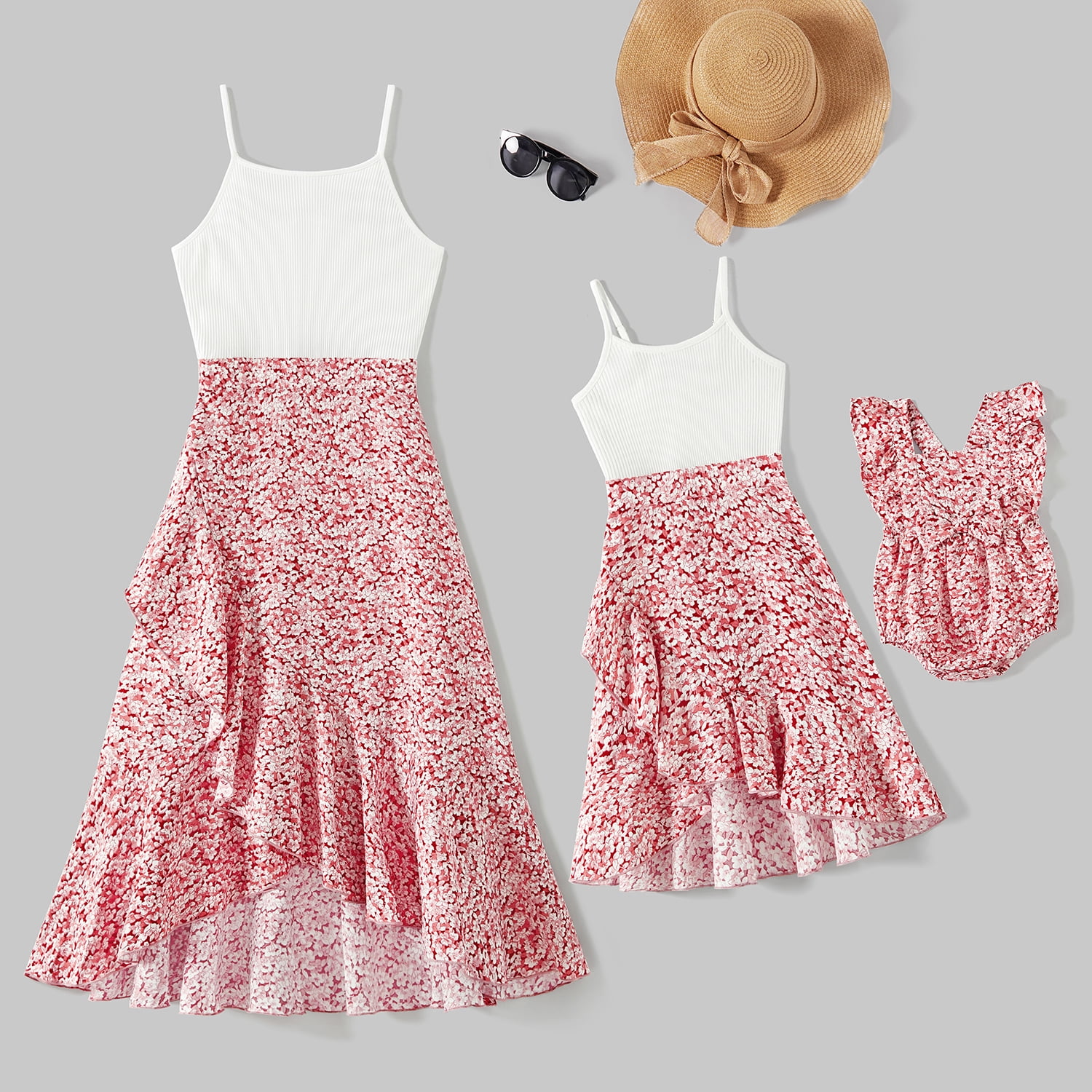 boho dress for women Maxi – “Wild Floral in Pink” Flowy Sundress – Wild King Cropped Denim Jacket Size:[EU-46 & US-13] Collection-Special-Occasions