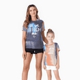 thumbnail image 1 of PatPat Toddler Girl T-Shirt Tie Dye Short Sleeve Family Matching Orange Blue Birthday Gift for Girls, 1 of 6
