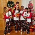 thumbnail image 1 of PatPat Family Matching Red Car Carrying Christmas Tree Pajamas Sets,Flame Resistant,2-piece,Sizes Baby-Kids-Adult,Unisex, 1 of 13