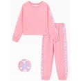 thumbnail image 1 of PatPat Girls Clothes 2 Piece Outfit Set Long Sleeve Top Pants Floral Side Print Pink 10-11Y, 1 of 11