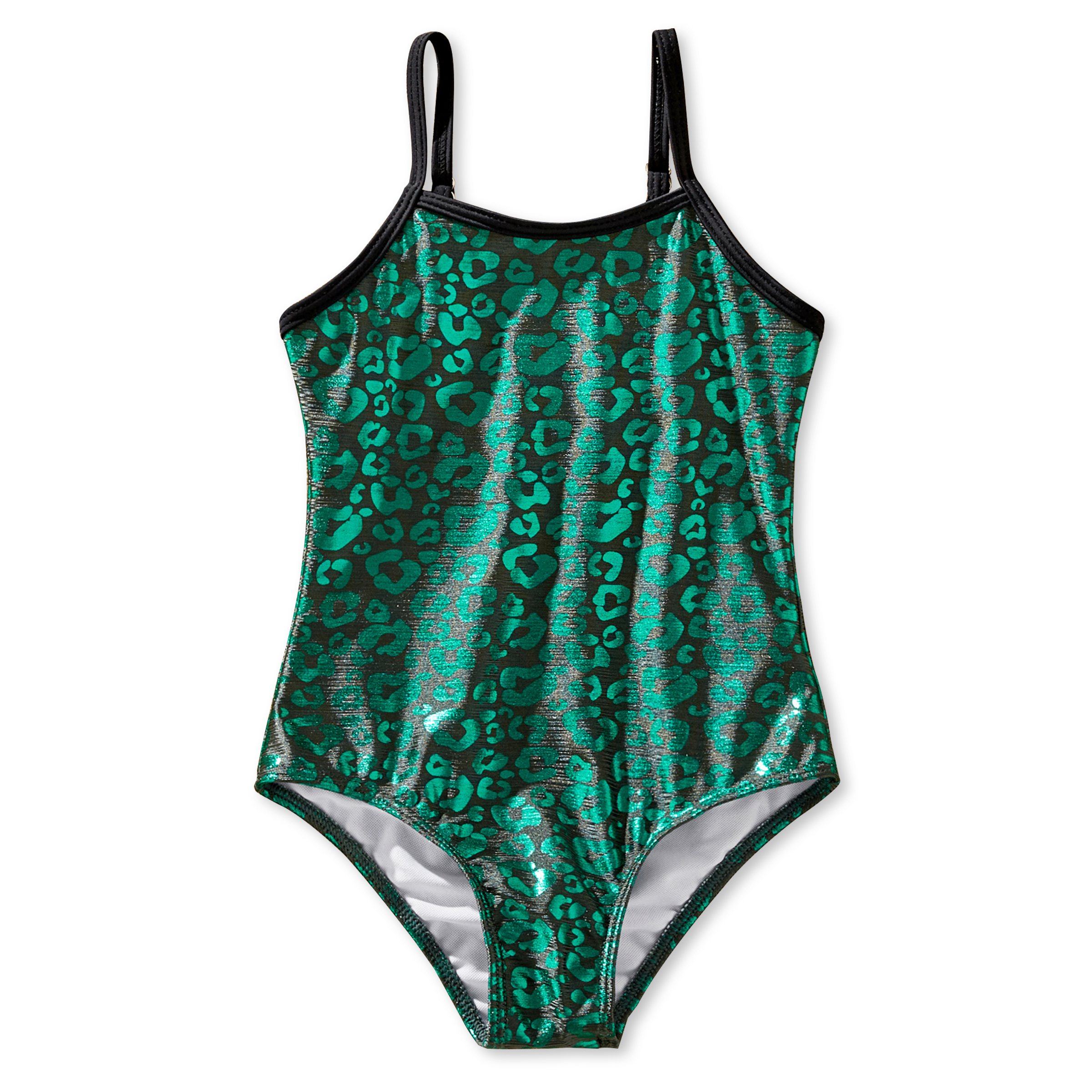 PatPat Girls Swimsuit Allover Camouflage Print Tight Hanging Strap Basic Tankinis Sizes 5-12