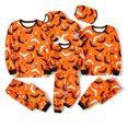 patpat-halloween-family-matching-solid-color-bat-ghost-print-pajamas
