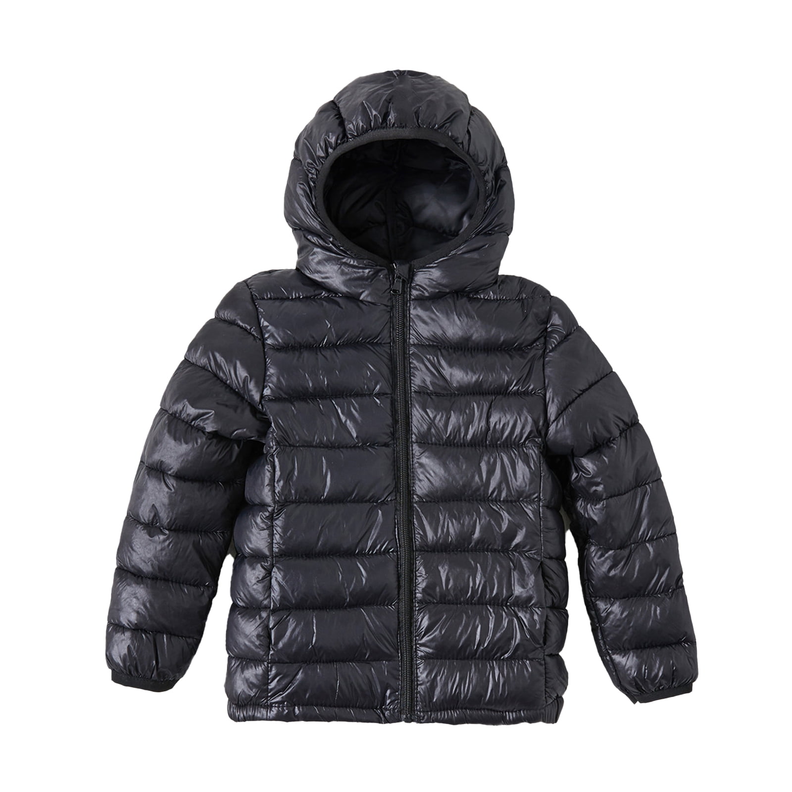 PatPat Kid Boys Girls Puffer Jacket Lightweight Zipper Winter Coat Size ...
