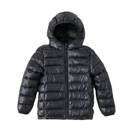 Kid Big Boys Winter Coats Jackets Kids Lightweight Padded Hooded Puffer Autumn and Winter Coat 3 11 Years Walmart