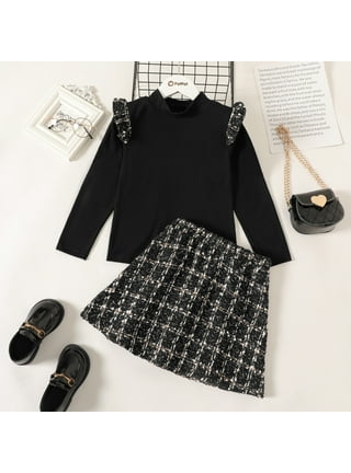 Tweed Skirt Set