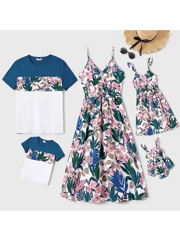 Summer Beach Vacation Family Matching Outfits For Men Short Sleeve T-shirts Mens Casual Clothing M-XXL