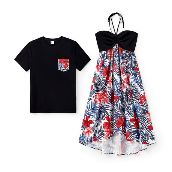 PatPat Mens Shirts Hawaiian Shirt for Men Couple Matching Beach Shirt Gifts for Men,M-XL