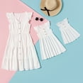 thumbnail image 1 of PatPat Mommy and Me 100% Cotton Solid Ruffle Matching Dresses for Women/Girls,Sizes Women-Kids-Baby,One Piece, Women Dress, 1 of 9