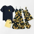 thumbnail image 1 of PatPat Mommy and Me Summer Family Matching Outfits Kids Casual Lemon Tank Dresses Baby Rompers Tops Girl 3-9T, 1 of 13