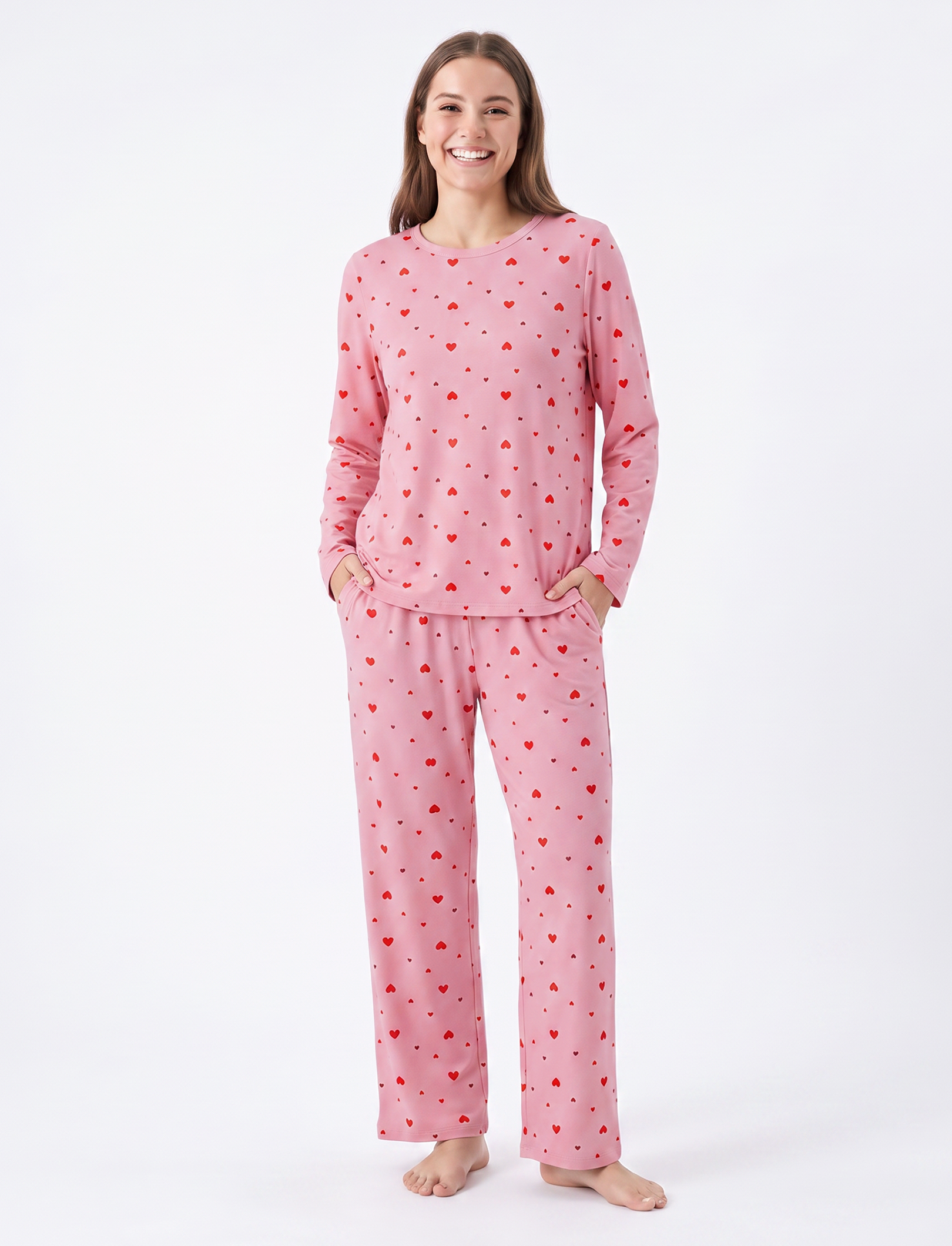 PatPat PJ Sets For Woman 2 Piece Long Sleeve Top And Pants Cozy Women S Pajama Sets Ladies Lounge Set Soft Sleepwear With Pockets Pink M: Key Details Before Checkout