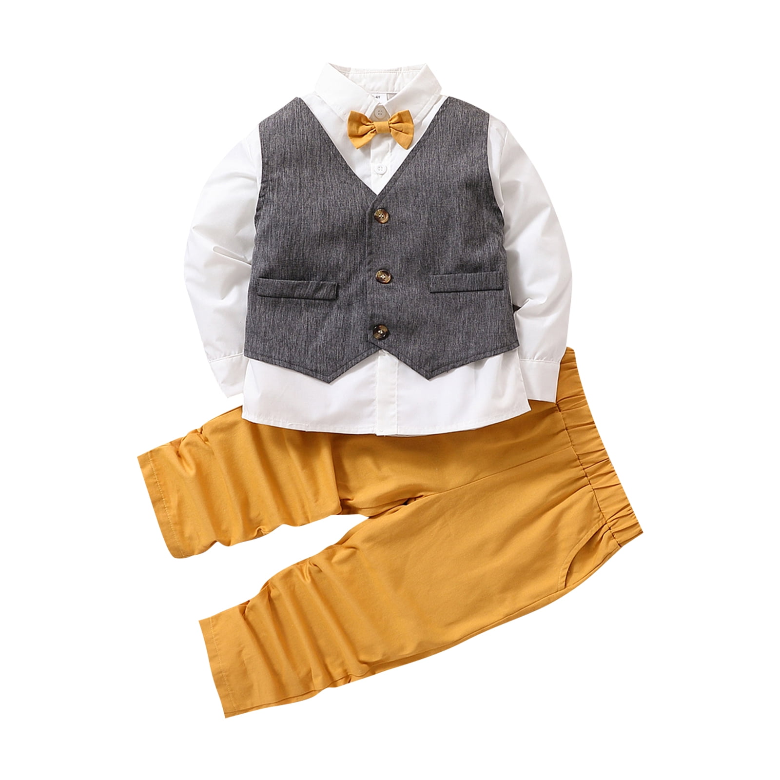 PatPat Toddler Boy Outfits Suits Boys Clothes Back to School Outfits for Boy Sets, Size 16T