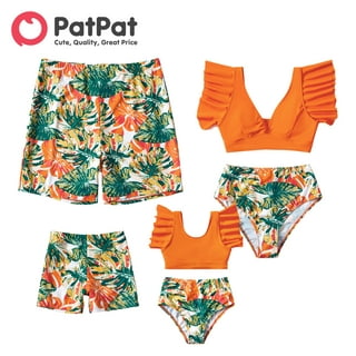 Mommy And Me Bikini Swimsuits Set Two Piece Parent-child Swimsuit