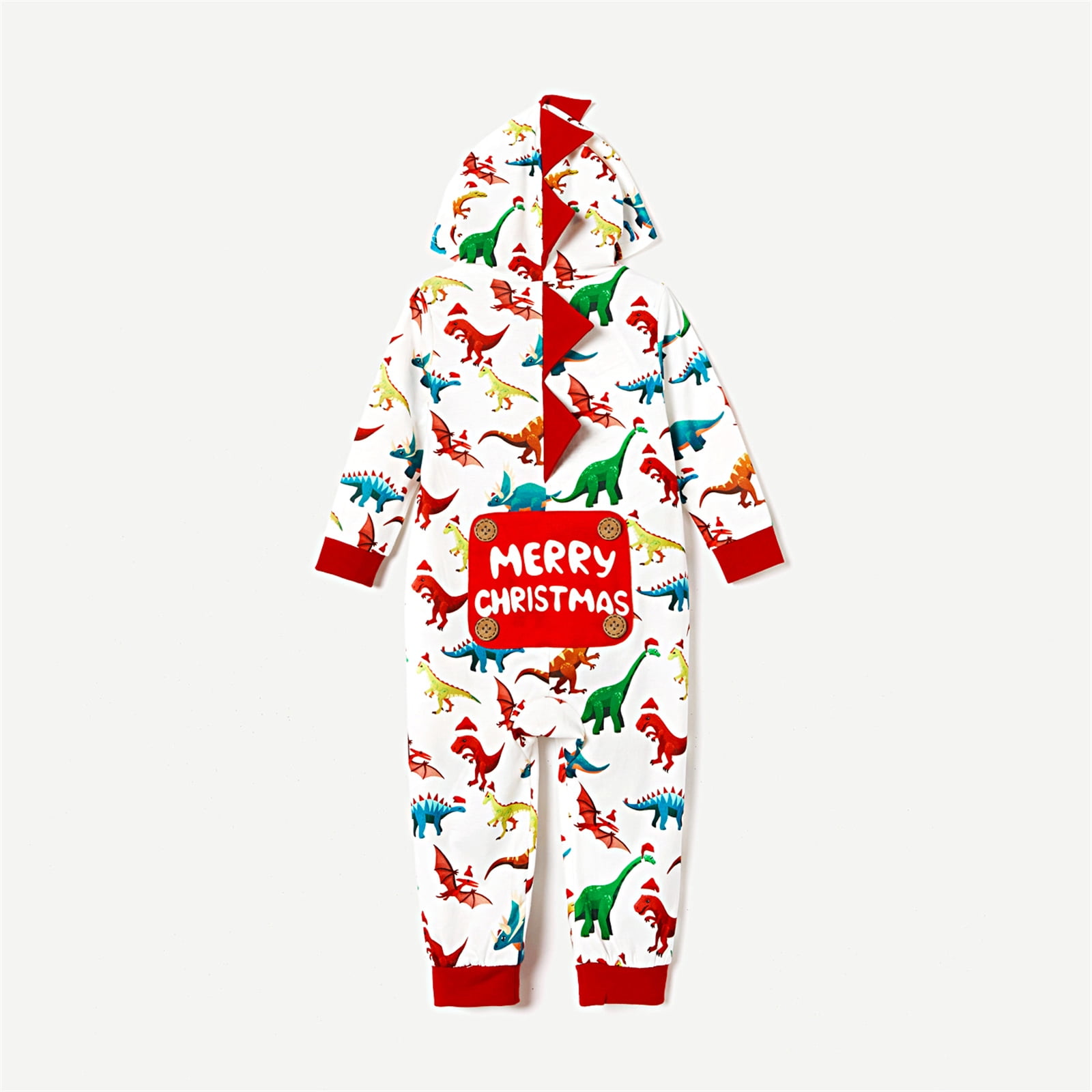 PatPat Toddler Girls Boys Pajamas Christmas Dinosaur Costume Family Pjs ...