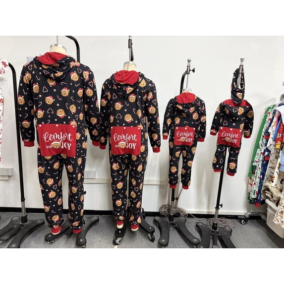 PatPat Toddler Kids Christmas Pajamas Family Matching Holiday Pjs Set for Girls Boys Flame Resistant