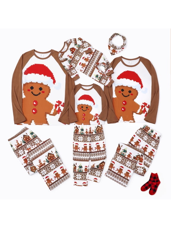 Toddler Kids Christmas Pajamas Family Matching Holiday Pjs Set for Girls Boys Flame Resistant