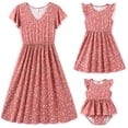 thumbnail image 1 of PatPat Women Dress Family Matching Outfits Midi Dresses, 1 of 11