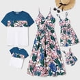 thumbnail image 1 of PatPat Mommy and Me Vacation Outfits For Women Mother Daughter Family Matching Dresses Sets Plant Floral Print Slip Dresses, M, 1 of 7