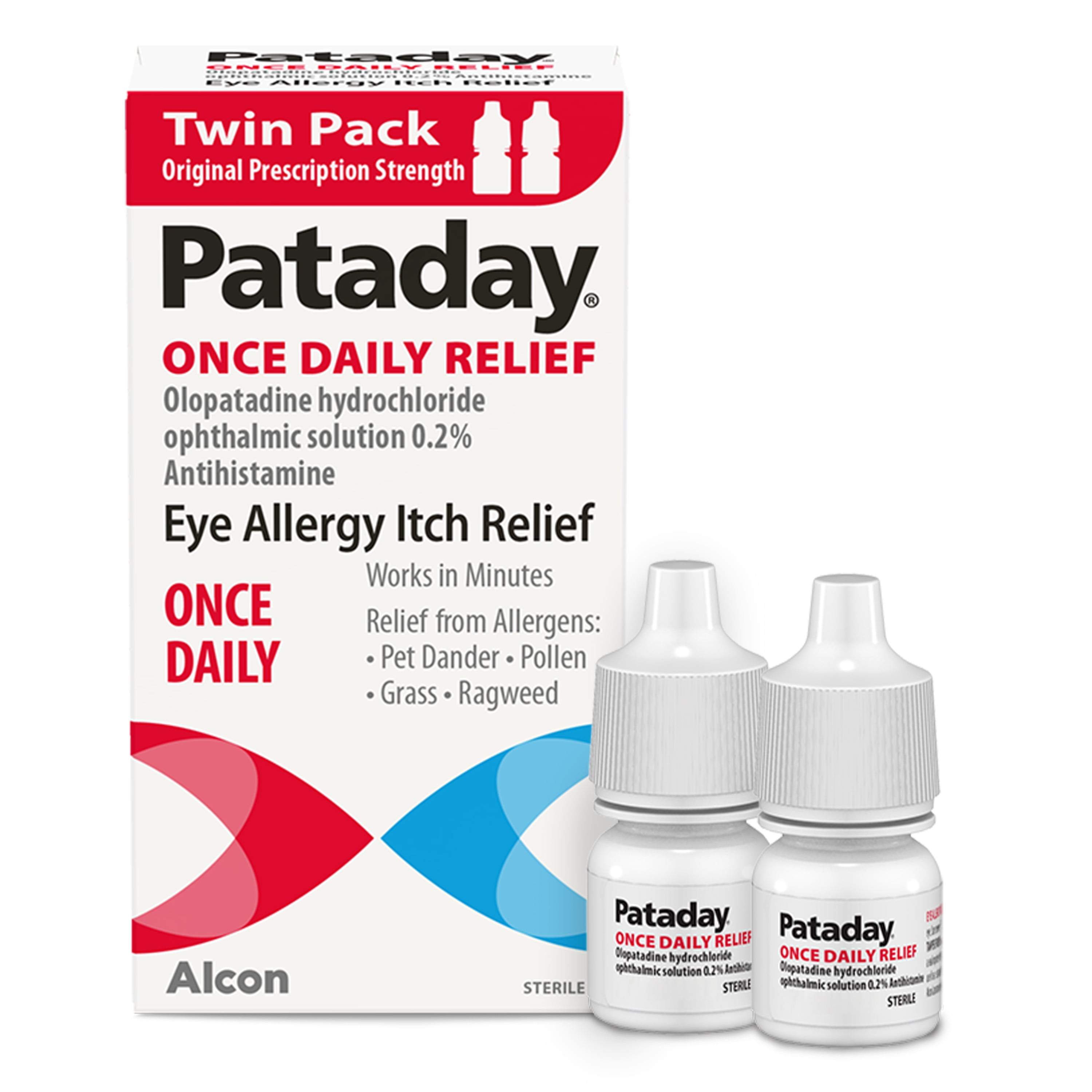 Pataday Once Daily Eye Allergy Itch Relief Eye Drops for Adults
