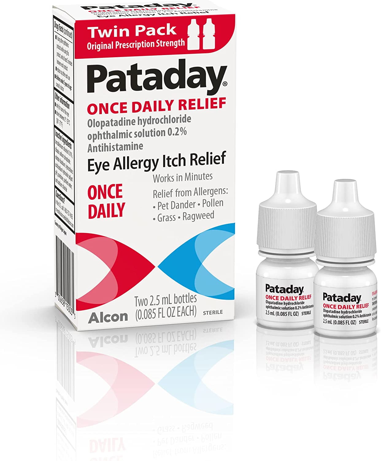 Pataday Once Daily Relief Allergy Eye Drops by Alcon, for Eye Allergy