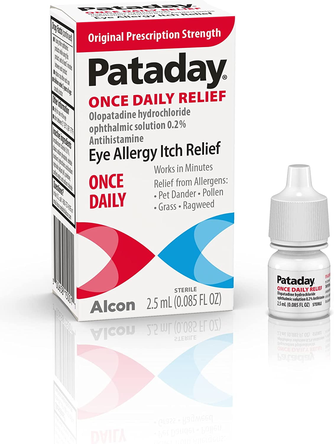 Pataday Once Daily Relief Allergy Eye Drops by Alcon, for Eye Allergy