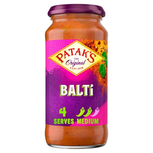 Patak's Balti Curry Sauce 450g, British Import (Pack of 2)