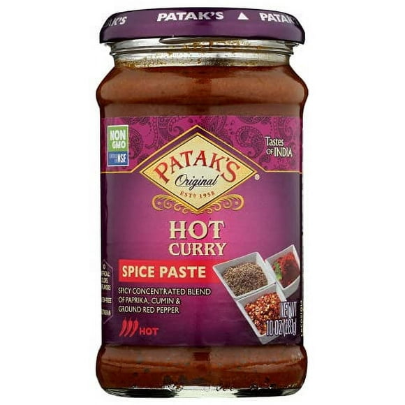 Patak's HOT CURRY 10oz 3pk USD$2278USD$22.78