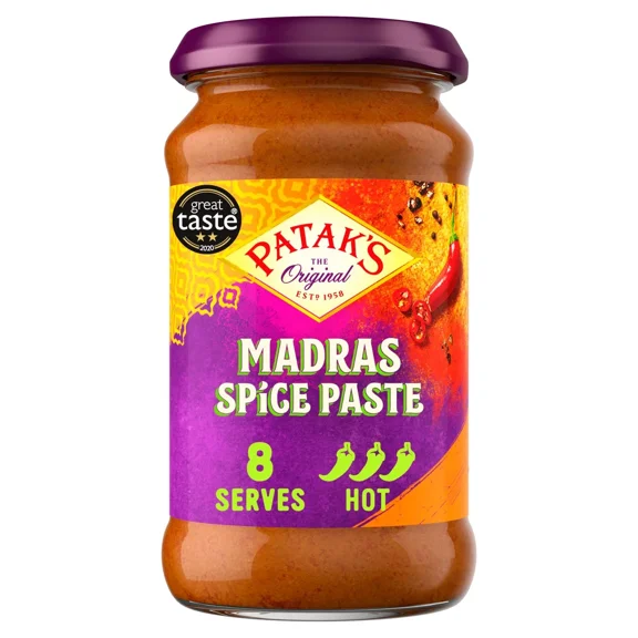 Patak's Hot Madras Spice Paste 283g