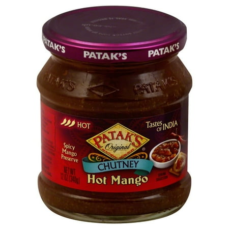 Pataks Hot Mango Chutney 12 Oz