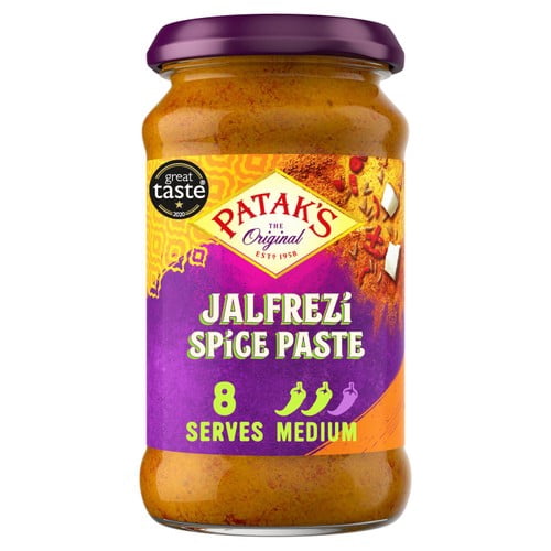 Patak's Jalfrezi Spice Paste 283g, British Import (Pack of 2)