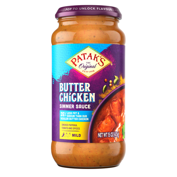 Patak's Light Butter Chicken Sauce, 15 Ounces