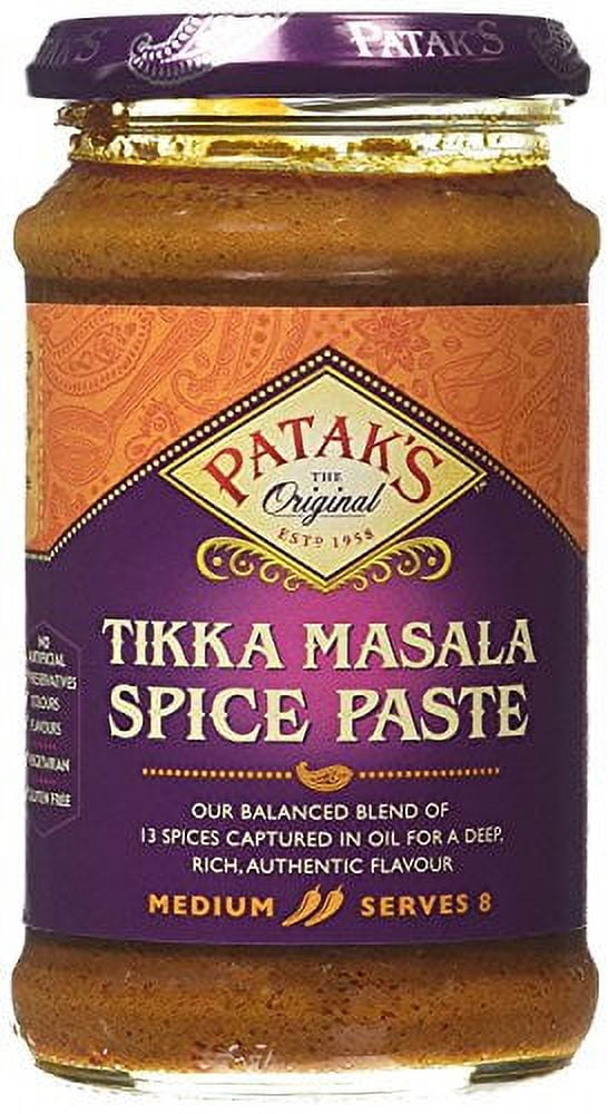 Patak's Indian Medium Tikka Masala Curry Paste - 283g, Pack of 2 ...