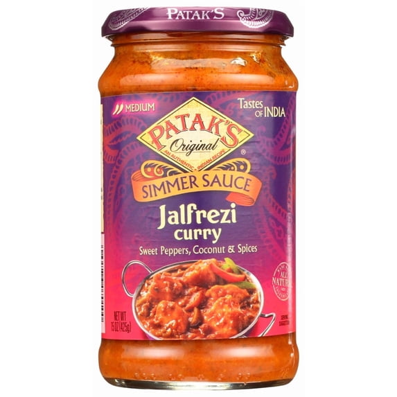Patak's Original Jalfrezi Curry Simmer Sauce, 15 oz