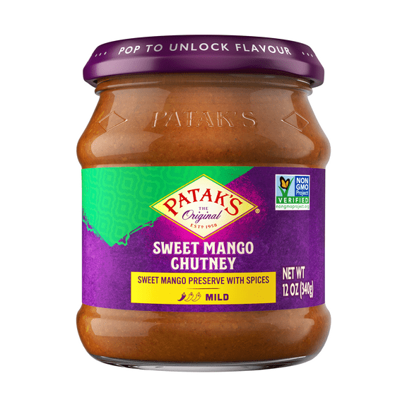 Patak's Original Sweet Mango Chutney, 12 oz