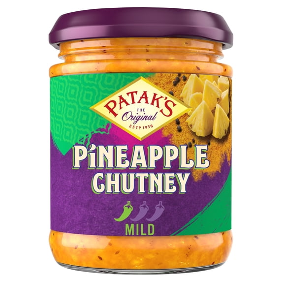 Patak's Pineapple Chutney 190g, Imported from Britain - Walmart.com