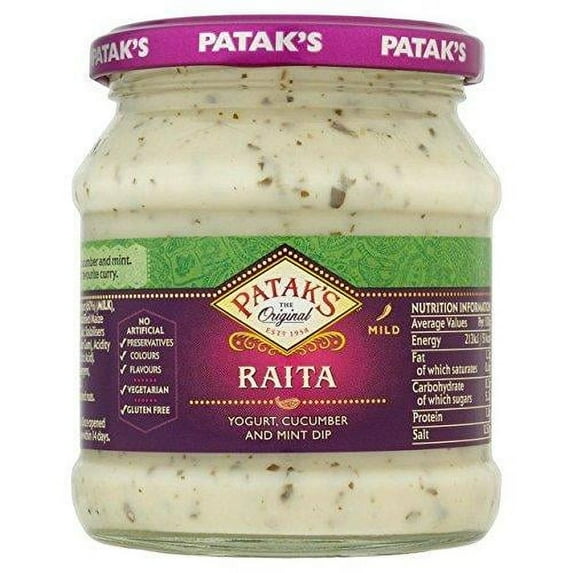 Patak's Raita Mint & Cucumber 270g - Pack of 2