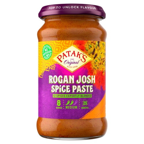 Patak's Rogan Josh Spice Paste 283g, British Import (Pack of 2)