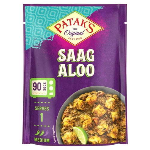 Patak's Sag Aloo 270g, British Import (Pack of 2)