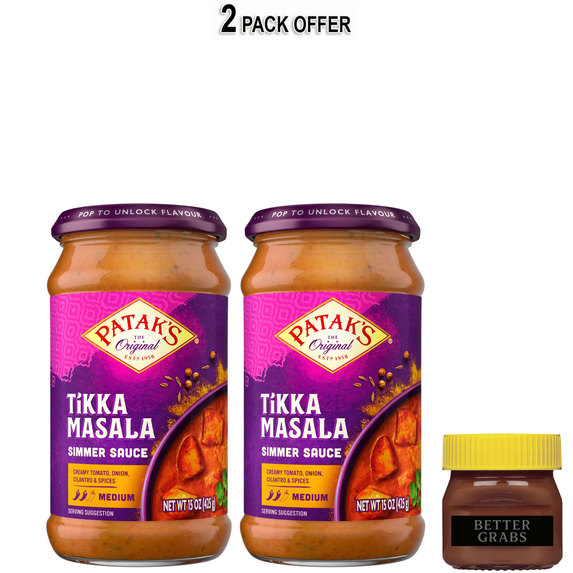 Patak's Tastes of Simmer Sauce, Tikka Masala Curry, 15 Oz
