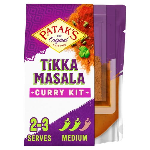 Patak's Tikka Masala Curry Meal Kit 270g, British Import (Pack of 2)