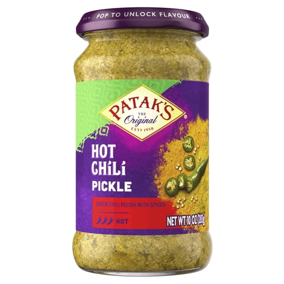 Pataks Relish Chile Hot, 10Oz