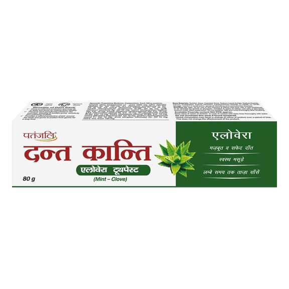 Patanjali Dant Kanti Aloevera Gel Toothpaste