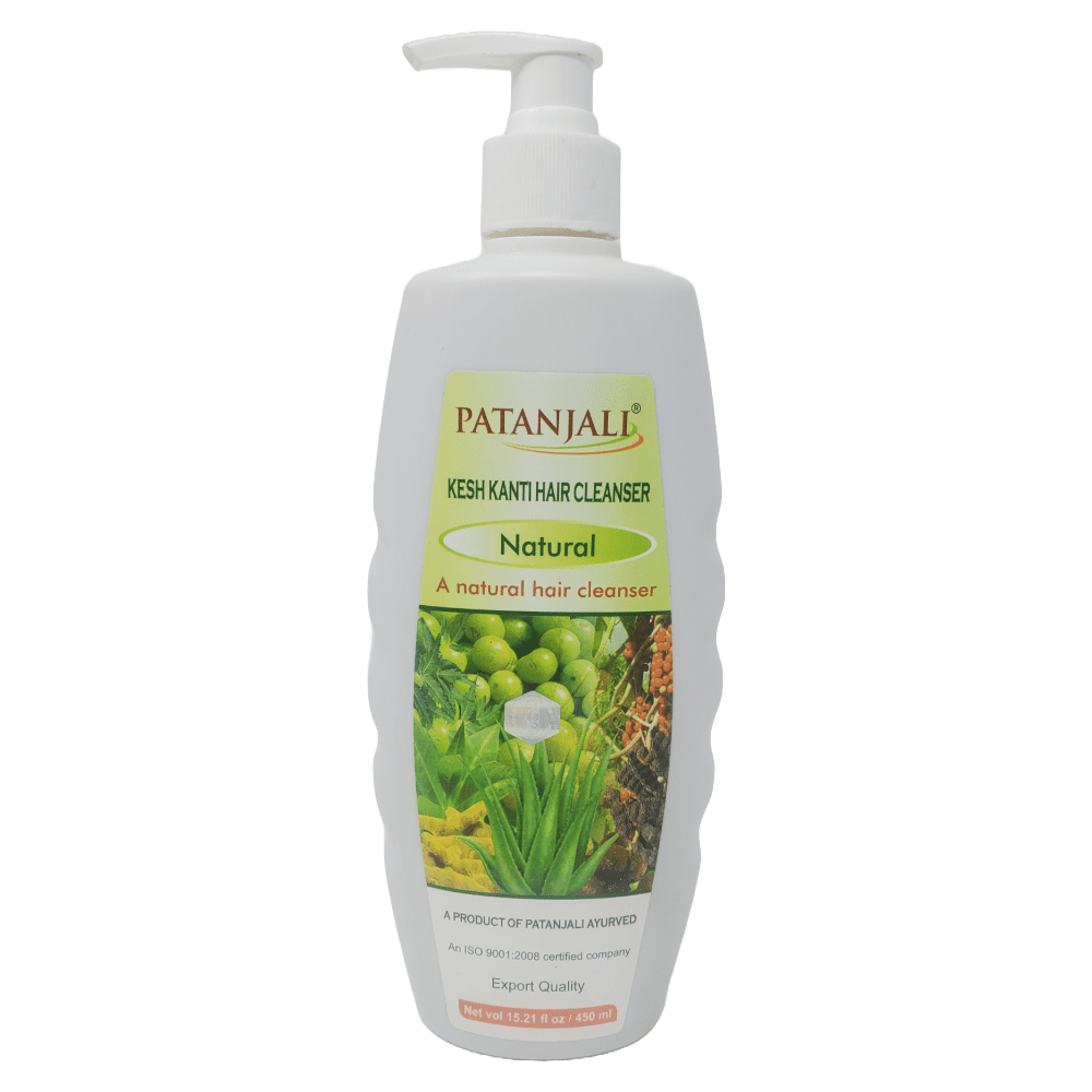 Patanjali Kesh Kanti Natural Hair Cleanser 15.2 fl oz 450 ml Gentle Herbal Hair Care for All Hair Types Walmart