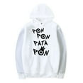 thumbnail image 1 of Patapon Classic Logo Hoodie Men's Hip Hop Printing Pullover Hooded Sweatshirts, 1 of 2