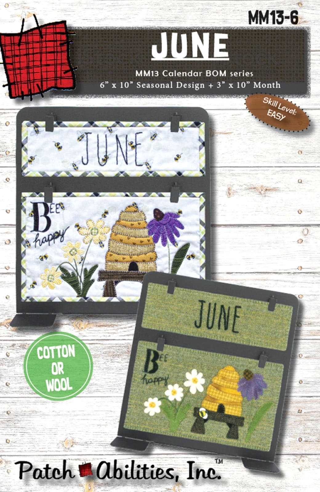 Patch Abilities June Calendar Series Block of the Month MM13-6 ...