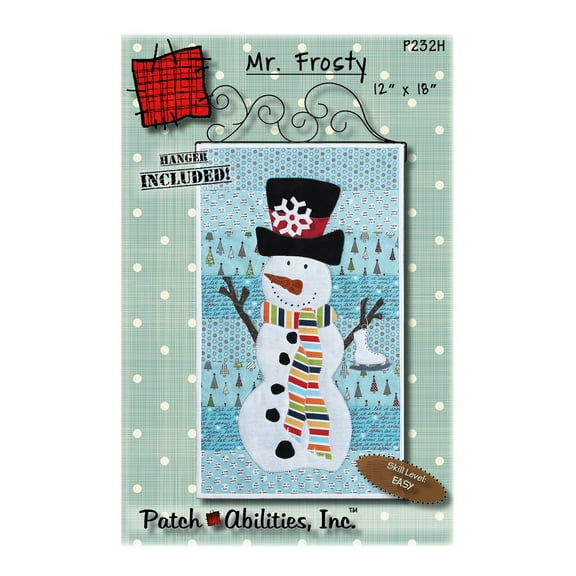 Patch Abilities Mr Frosty Pattern with Hanger P232H