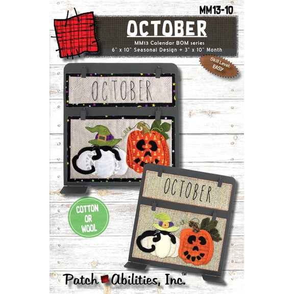 Patch Abilities October Calendar Series Block of the Month MM13-10