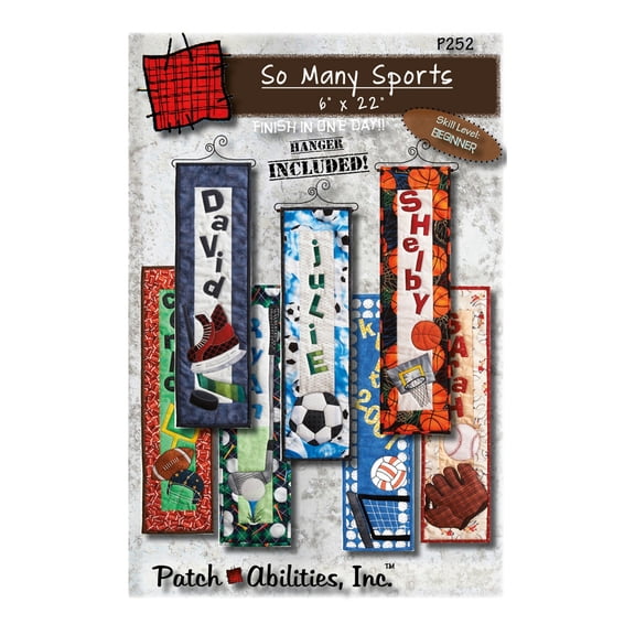 Patch Abilities So Many Sports Pattern with Hanger P252