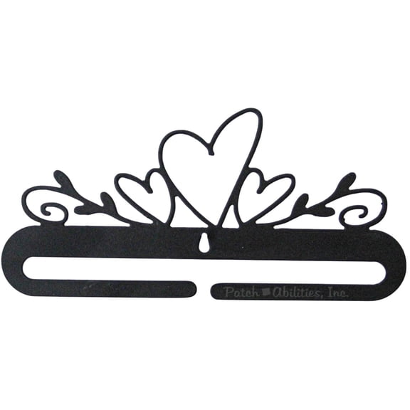 Patch Abilities Triple Hearts 6 Inch Split Bottom Craft Hanger